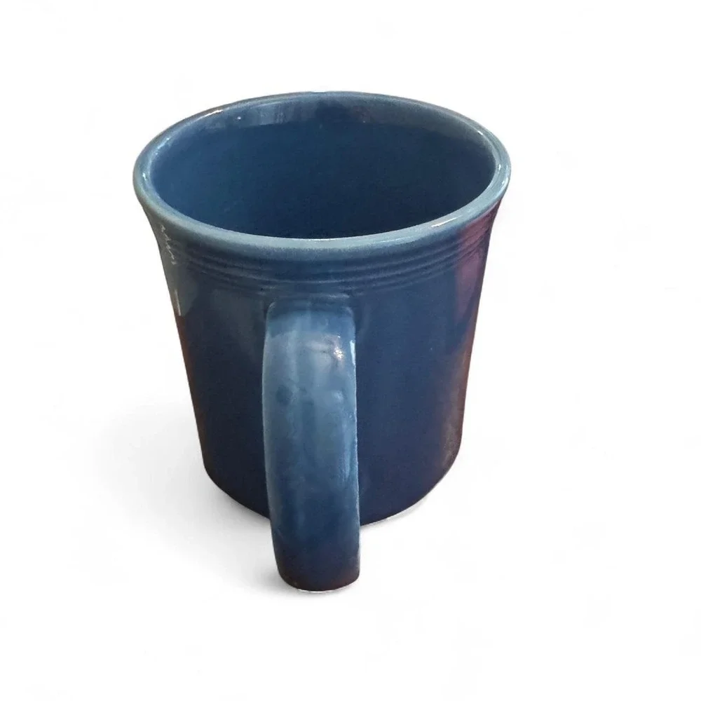 Fiesta Ware 12 oz Java Coffee Mug in blue